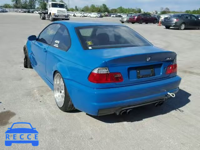 2003 BMW M3 WBSBL93473JR21609 image 2