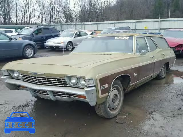 1968 CHEVROLET CAPRICE 166358U166815 зображення 1