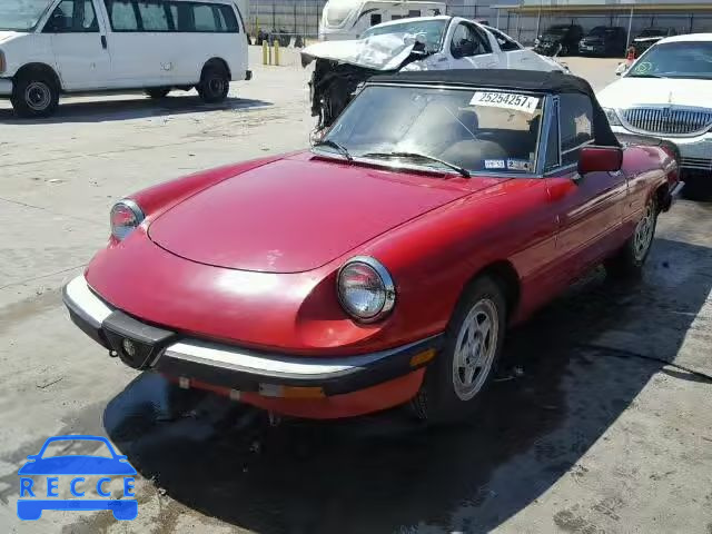 1986 ALFA ROMEO SPIDER VEL ZARBA5416G1036386 зображення 1