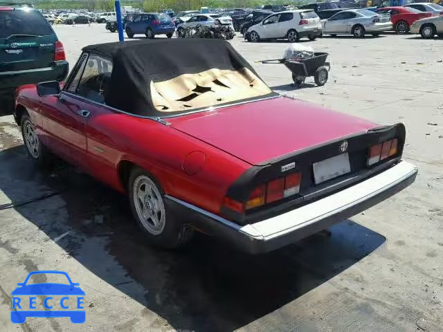 1986 ALFA ROMEO SPIDER VEL ZARBA5416G1036386 image 2