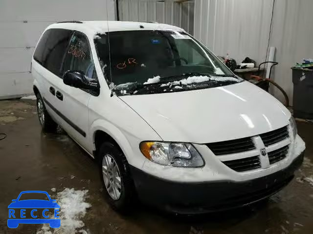 2007 DODGE CARAVAN SE 1D4GP25E37B258945 зображення 0