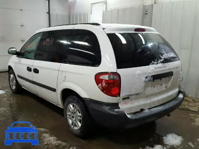 2007 DODGE CARAVAN SE 1D4GP25E37B258945 зображення 2