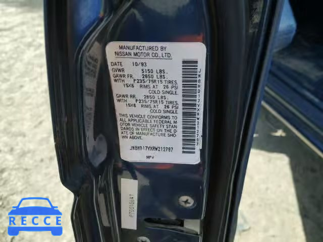 1994 NISSAN PATHFINDER JN8HD17YXRW212797 image 9