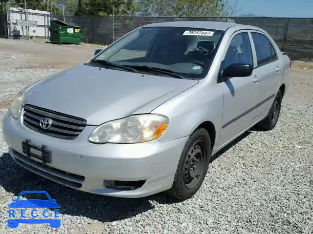 2003 TOYOTA COROLLA 1NXBR32E73Z007707 Bild 1