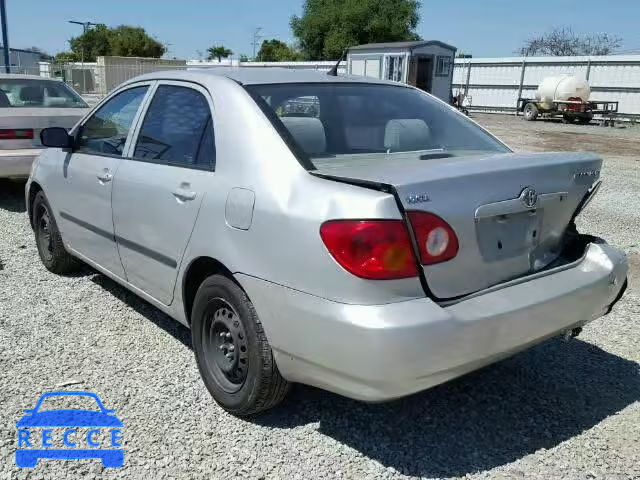 2003 TOYOTA COROLLA 1NXBR32E73Z007707 зображення 2