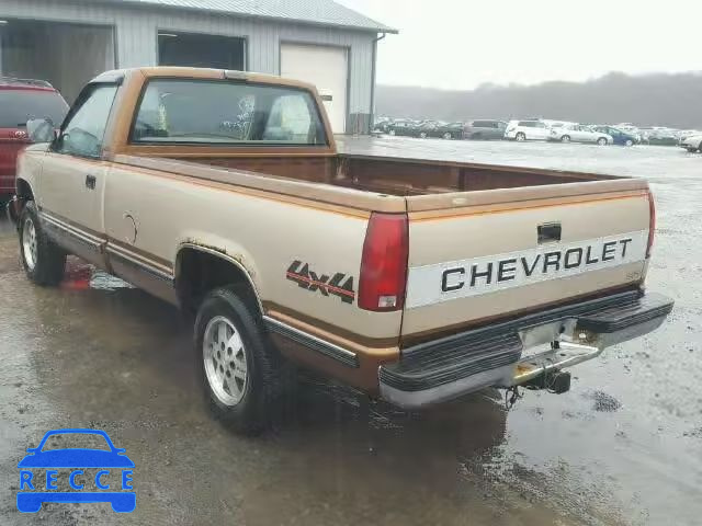 1990 CHEVROLET K1500 1GCDK14H8LE101537 image 2