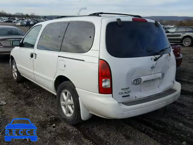 2001 NISSAN QUEST GLE 4N2ZN17T31D831353 Bild 2