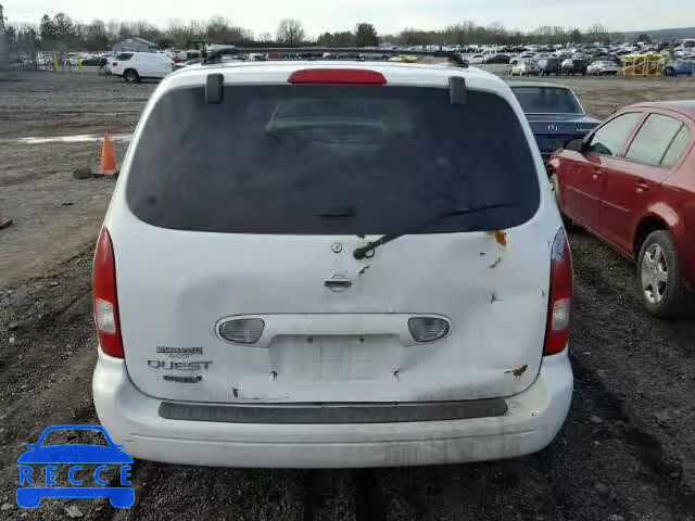 2001 NISSAN QUEST GLE 4N2ZN17T31D831353 Bild 8