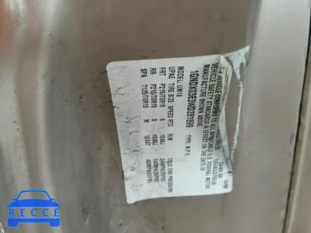 1998 CHEVROLET VENTURE 1GNDX03E3WD281899 image 9