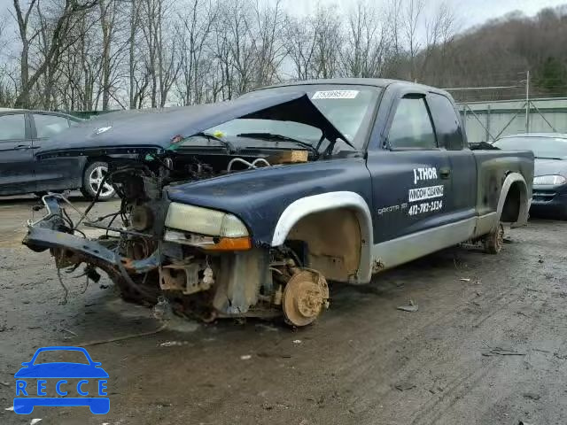 2002 DODGE DAKOTA SLT 1B7GG42N02S652795 image 1