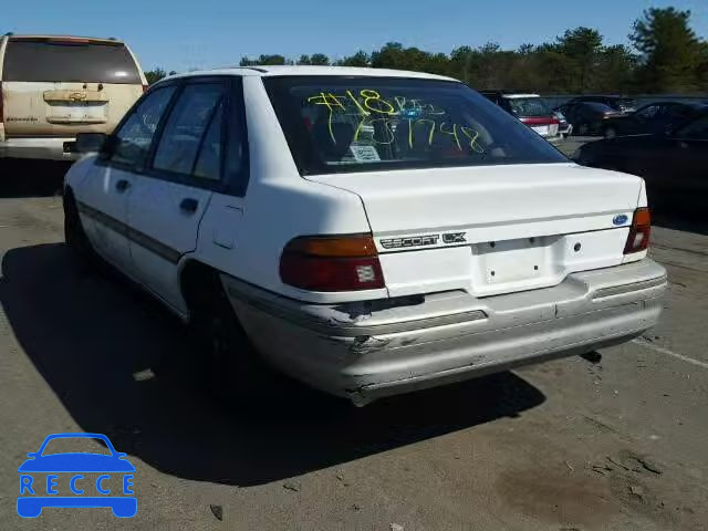 1991 FORD ESCORT LX 1FAPP14J4MW173385 image 2