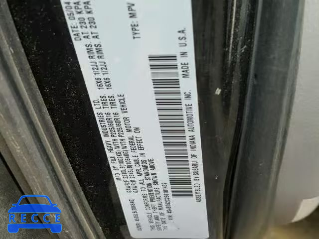 2005 SUBARU BAJA SPORT 4S4BT62C256101437 image 9