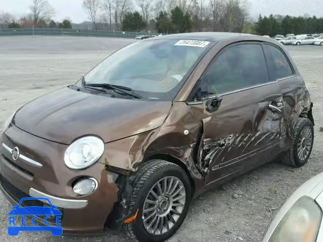 2012 FIAT 500 LOUNGE 3C3CFFCR8CT120035 image 1