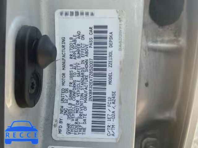 2007 TOYOTA COROLLA 1NXBR32EX7Z852007 image 9