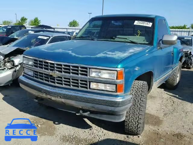 1993 CHEVROLET K1500 1GCEK14K2PZ128473 Bild 1