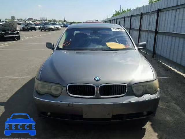 2004 BMW 745LI WBAGN63424DS51471 зображення 8