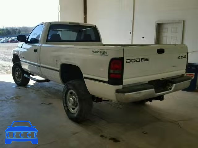 1999 DODGE RAM 2500 3B7KF26Z5XM512983 зображення 2