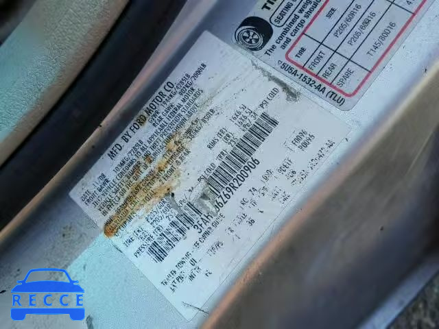 2009 FORD FUSION S 3FAHP06Z69R200906 image 9