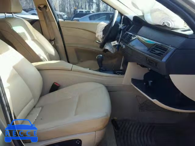 2005 BMW 530I WBANA73565CR57173 зображення 4