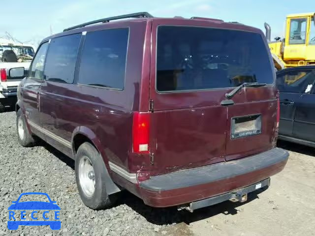 1995 CHEVROLET ASTRO VAN 1GNDM19W7SB187237 image 2