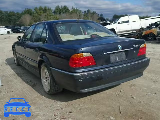 2000 BMW 740I AUTOMATIC WBAGG8342YDN77458 image 2