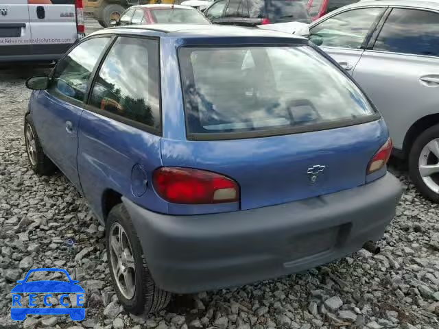 1998 CHEVROLET METRO 2C1MR2260W6732873 image 2