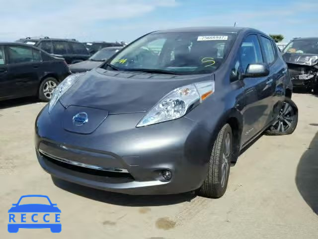 2017 NISSAN LEAF SV 1N4BZ0CP3HC300851 зображення 1