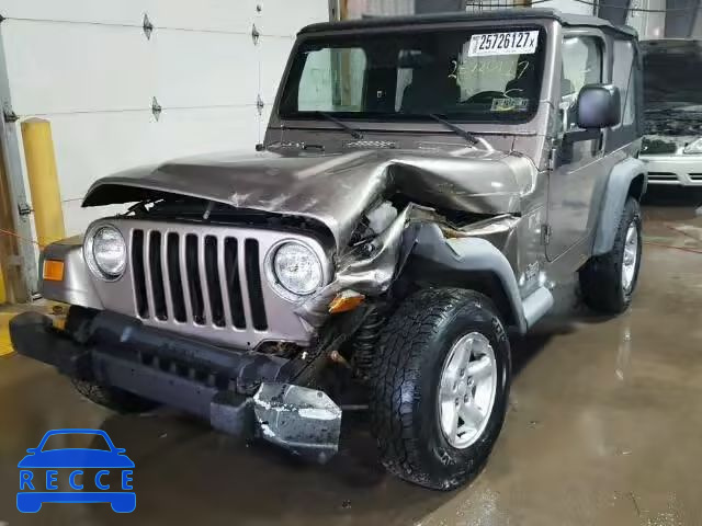 2004 JEEP WRANGLER X 1J4FA39S14P713591 image 1