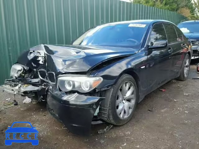 2005 BMW 745I WBAGL63525DP75719 зображення 1