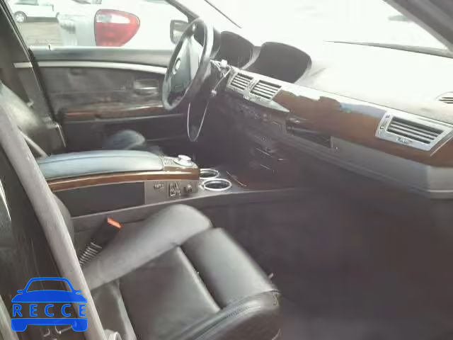 2005 BMW 745I WBAGL63525DP75719 image 4