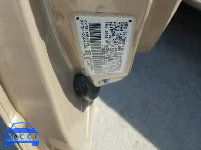 2001 TOYOTA CAMRY JT2BG22K310535588 image 9