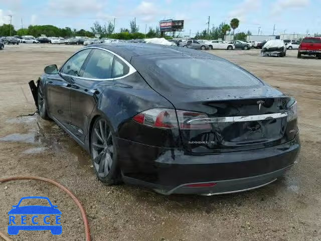 2014 TESLA MODEL S 5YJSA1H24EFP62886 image 2