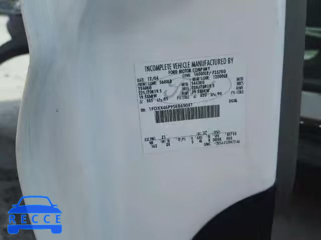 2005 FORD F450 SUPER 1FDXX46P95EB65041 зображення 9