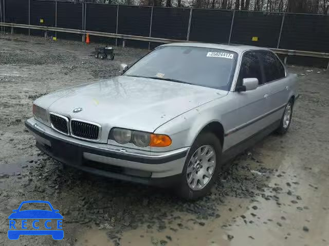 2000 BMW 740IL WBAGH8340YDP17472 image 1