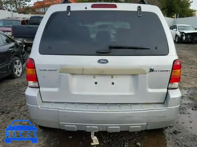 2007 FORD ESCAPE HEV 1FMCU59H57KB59310 зображення 8