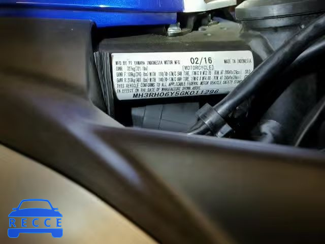 2016 YAMAHA YZFR3 MH3RH06Y5GK011296 image 9