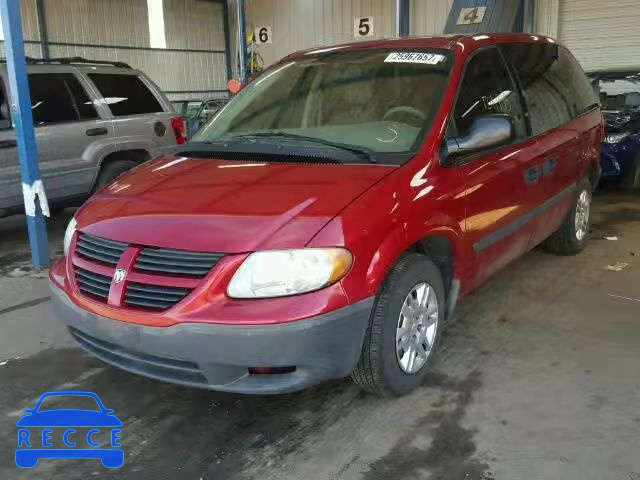 2007 DODGE CARAVAN SE 1D4GP25B27B175917 зображення 1