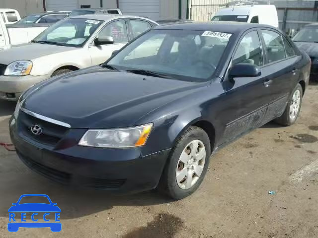 2008 HYUNDAI SONATA 5NPET46C58H378397 image 1