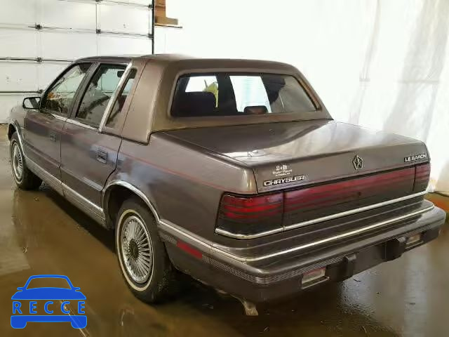 1991 CHRYSLER LEBARON 3C3XA5638MT008872 image 2