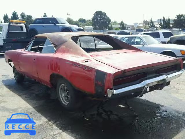 1969 DODGE CHARGER RT XS29L9G122260 image 2