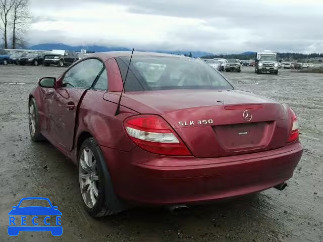 2005 MERCEDES-BENZ SLK350 WDBWK56F05F040823 image 2