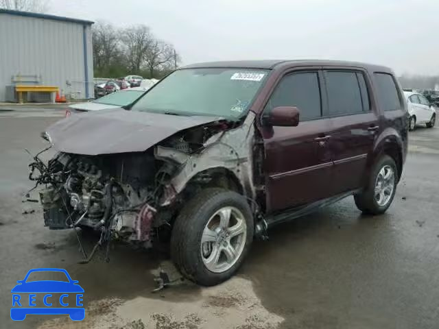 2014 HONDA PILOT EXL 5FNYF3H57EB026669 image 1