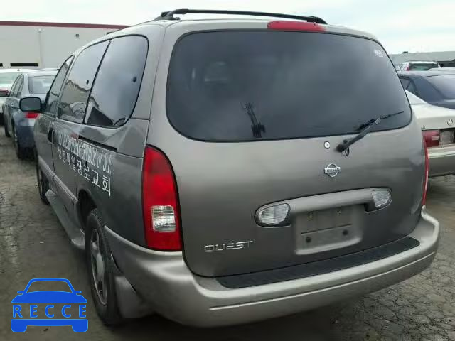 2001 NISSAN QUEST GXE 4N2ZN15T11D813291 image 2