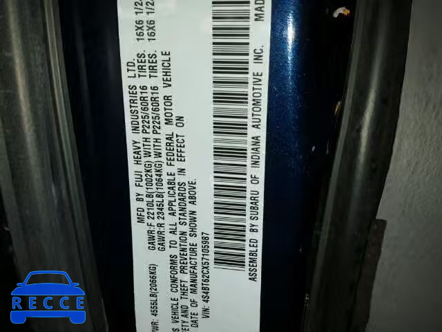 2005 SUBARU BAJA SPORT 4S4BT62CX57105987 Bild 9