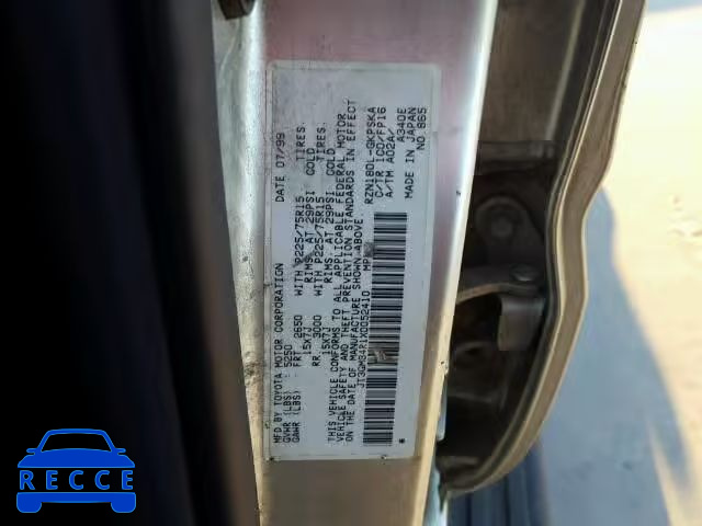 1999 TOYOTA 4RUNNER JT3GM84R1X0052410 image 9