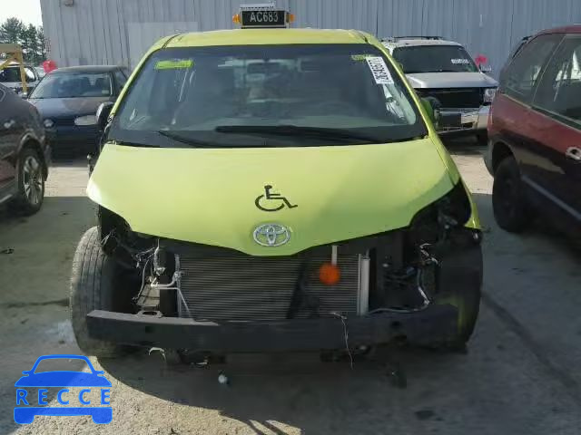 2014 TOYOTA SIENNA 5TDZK3DC6ES458203 image 8