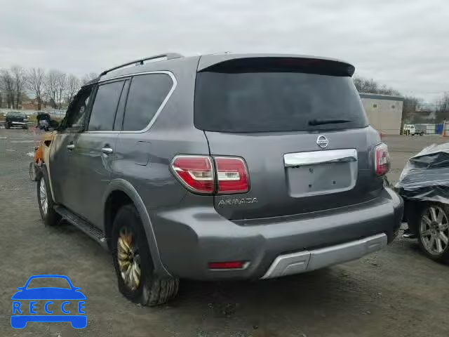 2017 NISSAN ARMADA SV JN8AY2ND2H9002672 image 2