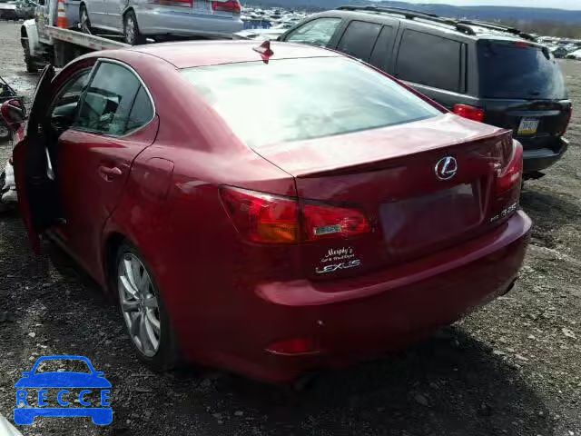 2008 LEXUS IS250 AWD JTHCK262X85022872 image 2