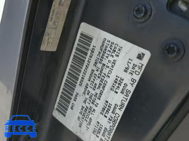1999 SATURN SC2 1G8ZR1272XZ218325 image 9