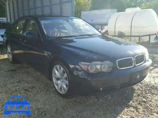 2004 BMW 745I WBAGL63424DP70719 зображення 0